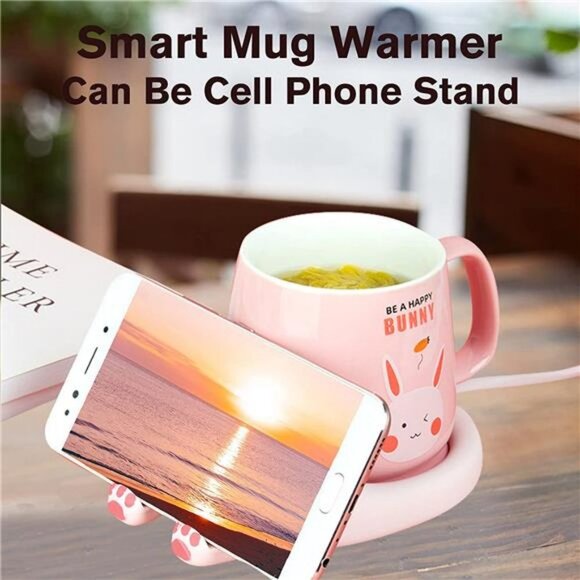 Coffee Warmer for Desk Coffee Cup Warmer Auto Shut Off, Smart Candle Warmer - Picture 6 of 6